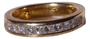 The Briarcliff: 18 Karat Yellow Gold Band set with 1.10 Carats