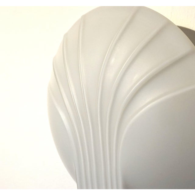 Art Deco Opal Glass Mussel Wall Lamps by Egon Hillebrand for Hillebrand Leuchten, 1960s, Set of 2 For Sale - Image 14 of 18