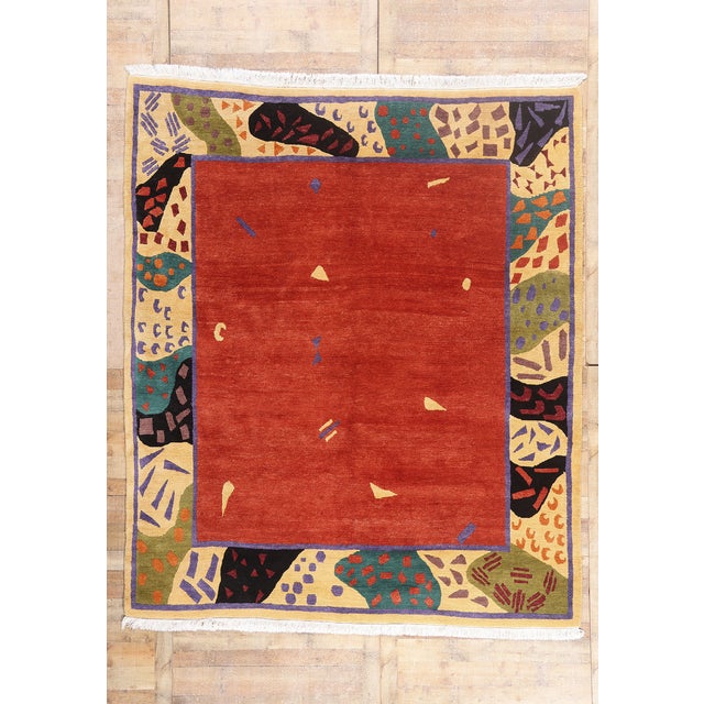 Vintage Tibetan Rug, 08'10 X 10'03 For Sale - Image 10 of 10