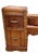 Monumental American Art Deco Waterfall Vanity With Shield Mirror, C. 1935–1945 For Sale In Atlanta - Image 6 of 12