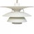 Poul henningsen ph6½-6 charlottenborg lamp with white metal shades. The lamp is from the 1990s and appears in good...