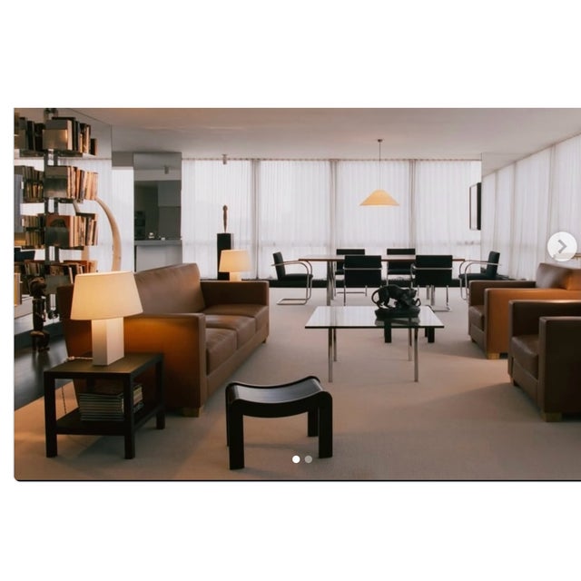 Antique White 1970s Art Deco 'Bloc' Plaster Like Table Lamp - Attributed to Jean-Michael Frank For Sale - Image 8 of 8