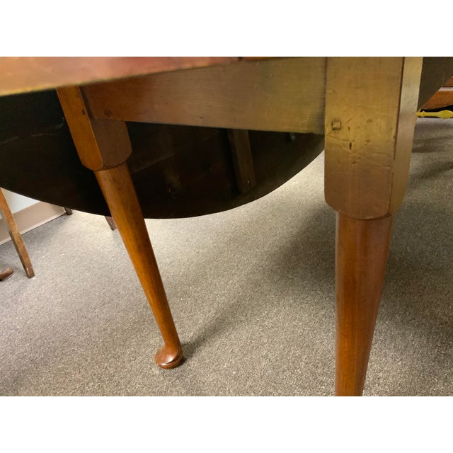 20 Century Handcrafted Cherry Hunt Table For Sale - Image 10 of 10