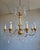 Gold Genoese Festival Chandelier in Gilded Wood and Crystals, 1950s For Sale - Image 8 of 9