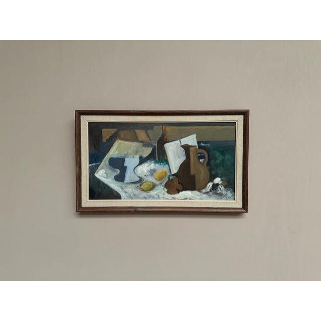 Inge Camill, Still Life, 1960s, Oil on Canvas, Framed For Sale - Image 6 of 14