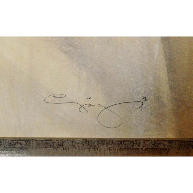 Jurgen Gorg "Ensemble Iv" Acrylic on Canvas Custom Framed Hand Signed For Sale In Denver - Image 6 of 7