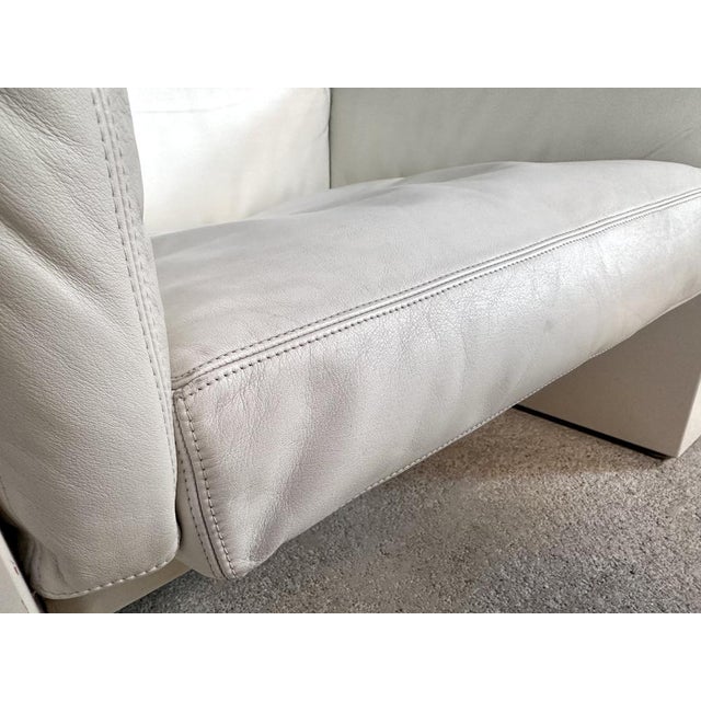 Early Edition Model Brigadier Cubist Leather Armchair by Cini Boeri for Gavina, Italy, 1972 For Sale - Image 9 of 18