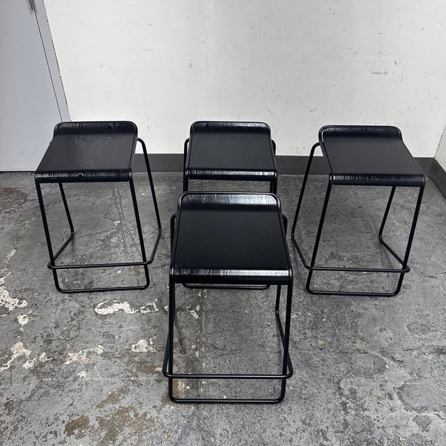 Design Plus Gallery presents a Set of Four Ready Counter Stools from Blu Dot. This quartet brings together a modern,...