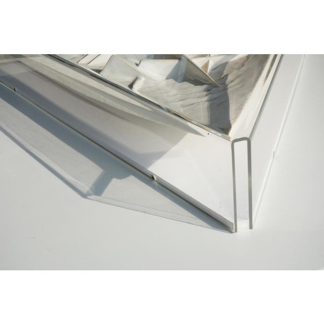 White Italian White Ceramic Sculpture Plate by Arnaldo Pomodoro for Rossicone, 2004 For Sale - Image 8 of 14