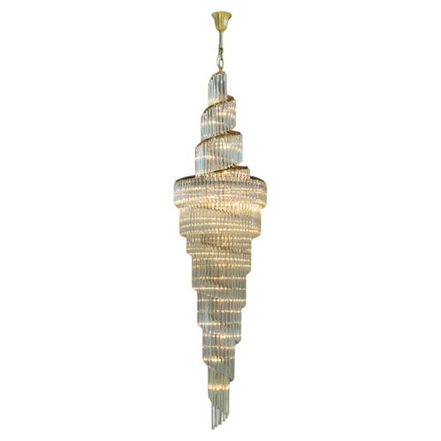 Collection Venere Chandelier in Metal and Crystal by Jago For Sale - Image 16 of 16