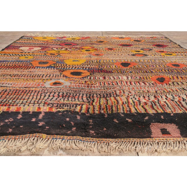 Contemporary Beni Mrirt Moroccan Rug, 09'00 X 10'07 For Sale - Image 9 of 10