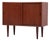 Mid-Century Modern Teak Chest of Drawers with Sliding Doors, 1960s For Sale