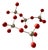 Vintage Atomic Age Molecular Model with Bakelite Balls, Former Czechoslovakia, 1950s For Sale