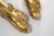 Gold 18th Century Gold Leaf Dolphin Shaped Ornaments - a Pair For Sale - Image 8 of 11