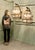 This is an enormous Pair of Octagonal Pyramid Wall Lanterns they are painted in gold so they still look like the brass...