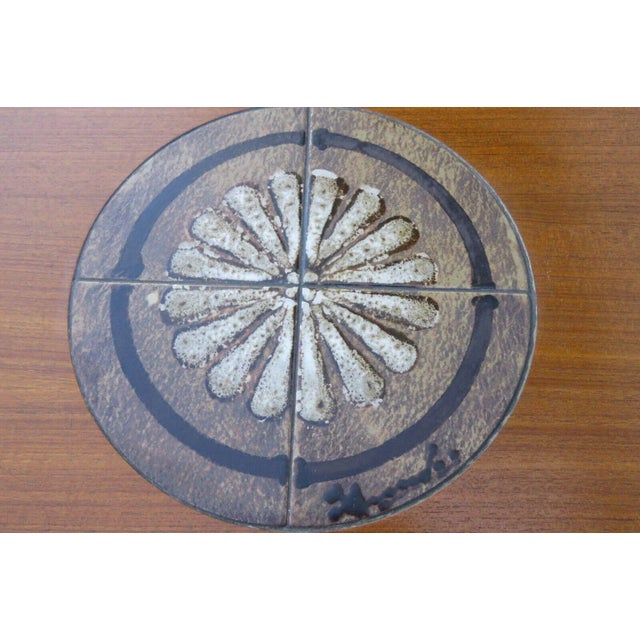 Danish Modern Teak Tile Top Dining Table a Leaf Chairish