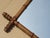 Antique English Faux Bamboo Wall Mirror with Foxed Glass For Sale - Image 6 of 9