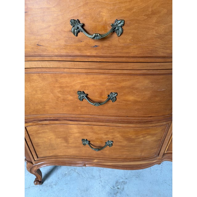 Drexel Touraine French Provincial Louis XV Style Nine Drawer Dresser For Sale - Image 13 of 18