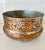 Vintage Copper and Silver Metal Etched Bowl For Sale - Image 4 of 8