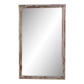 19th Century France Silver Wood Mirror For Sale