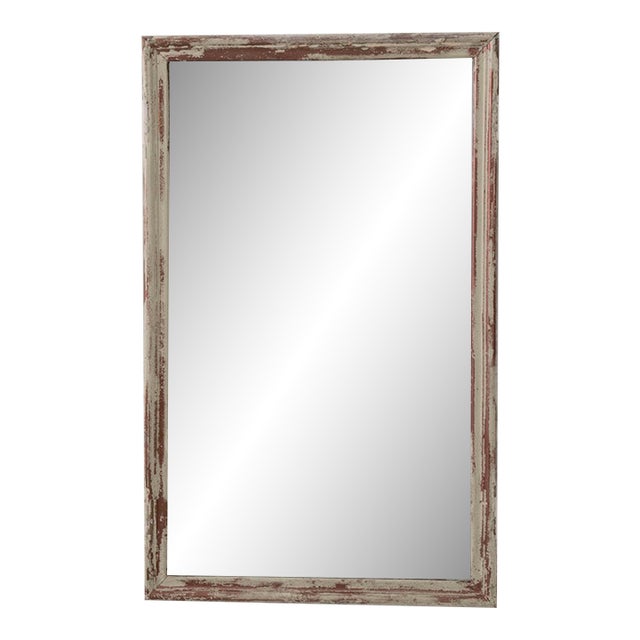 19th Century France Silver Wood Mirror For Sale