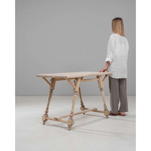 Mid 20th Century 20th Century Austrian Alpine Wooden Console Table For Sale - Image 5 of 18