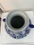 Vintage Blue and White Ceramic Vase With Handles For Sale - Image 4 of 4