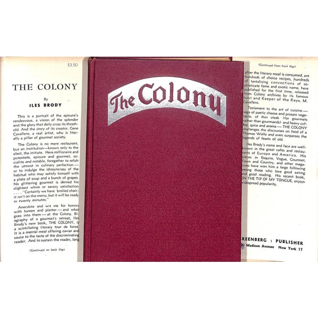 "The Colony: Portrait of a Restaurant - And Its Famous Recipes" 1945 Brody, Iles For Sale - Image 4 of 8