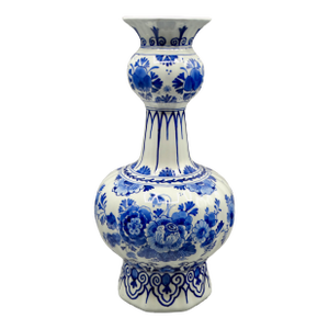 Vintage Dutch Royal Delft Knobble Vase Hand Painted