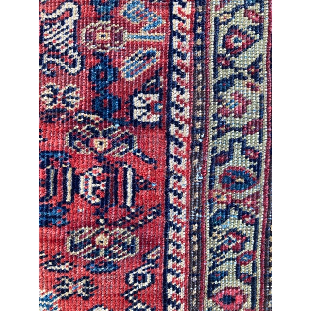 Antique Ferahan Rug in Wool, 1890s For Sale - Image 10 of 15