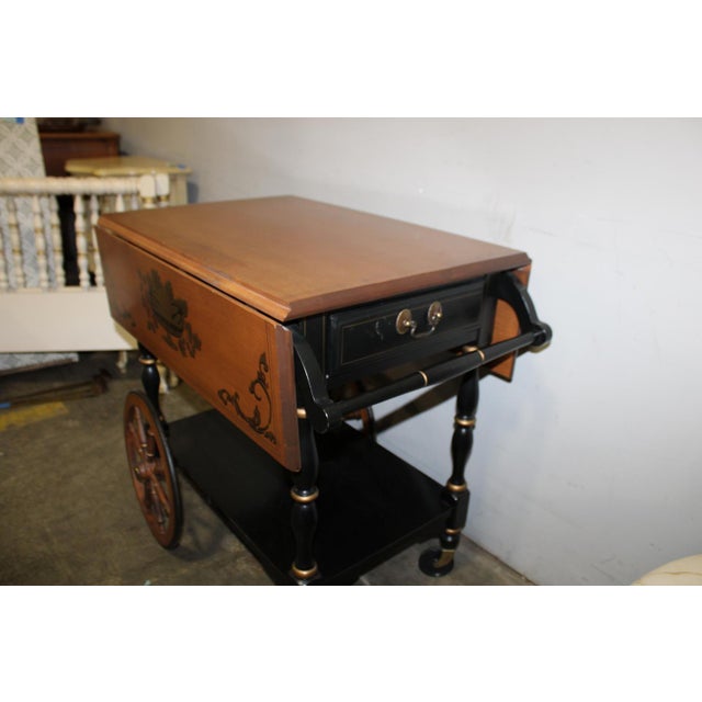 Heywood Wakefield HitchcockStyle Tea Cart Chairish