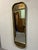 Modern Mastercraft Full-Length Brass Oblong Wall Mirror For Sale - Image 3 of 7