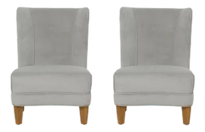 Edward Wormley for Dunbar Attributed Slipper Lounge Chairs - a Pair