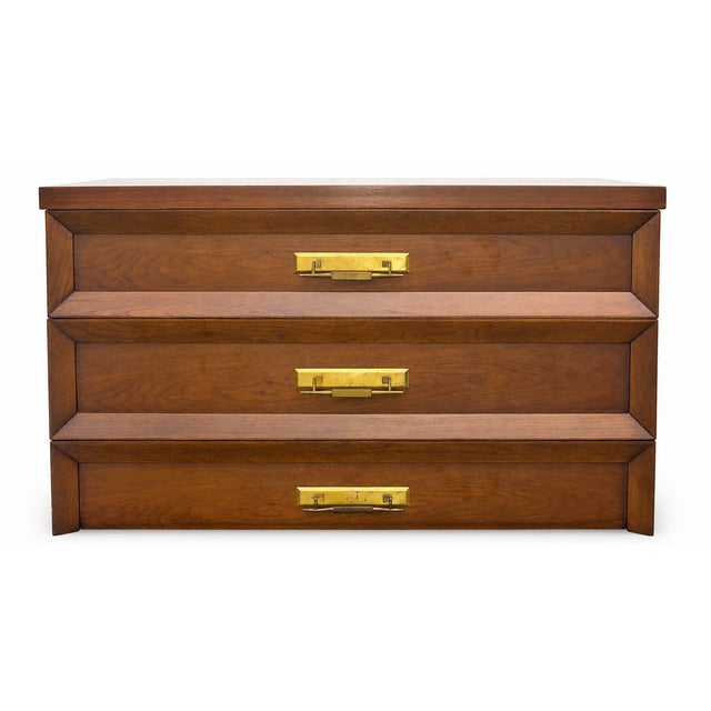 1960s Kent-Coffey “The Grandeur” Tall Chest of Drawers For Sale - Image 16 of 16
