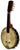 Early 20th Century Authentic American Antique Small 8 String Banjo Style Musical Instrument for Decoration - Circa Early 1900s For Sale - Image 5 of 18