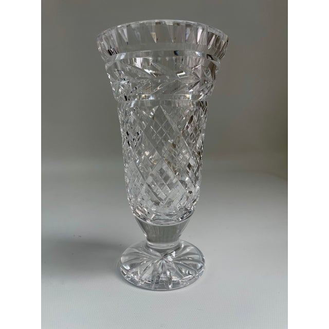 1970s Vintage Waterford Crystal Vase For Sale - Image 5 of 7