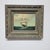 Traditional Vintage Signed Marine Oil Painting of a Clipper Ship at Sea in Distressed Frame For Sale - Image 3 of 6
