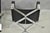 Vintage Alessandro Albrizzi Italy Mid Century Modern Chrome Director Chair Pair For Sale - Image 17 of 18