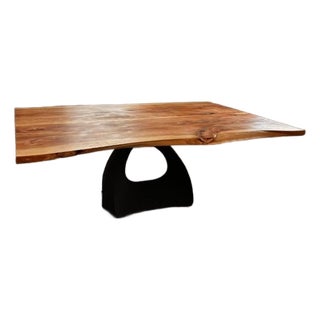 Dawn Redwood Live-Edge Dining Table For Sale