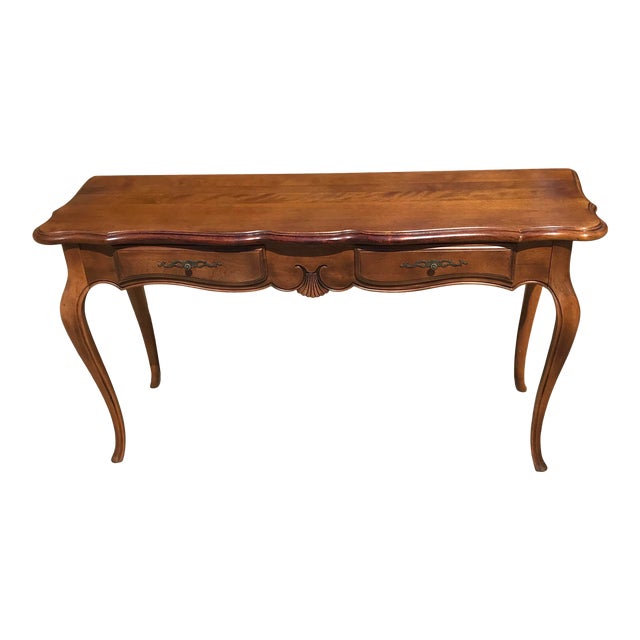 Vintage French Country Ethan Allen Sofa Table Chairish