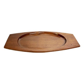 Scandinavian Teak Tray, 1960s For Sale