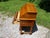 Wood Vintage Solid Maple Slant Top Writing Desk Drop Front Secretary Desk For Sale - Image 7 of 18