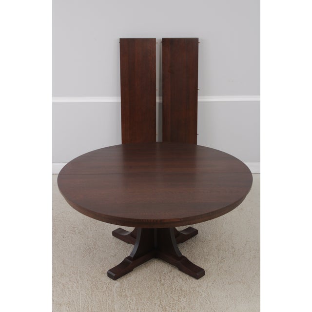 Age: Approx: 20 Years Old Details: Finish no.31 Split Pedestal Base Design High Quality Construction Solid Oak Arts &...