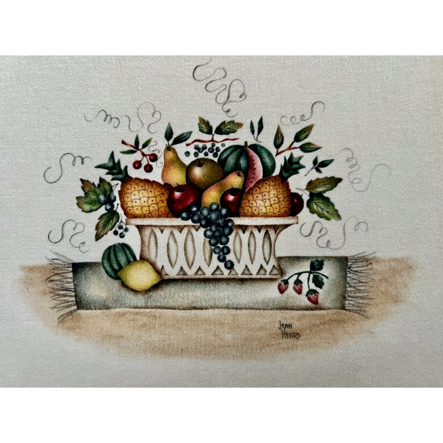 Mid 20th Century Mid Century Jane Henry Framed Theorem Painting For Sale - Image 5 of 17