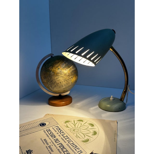 Mid-Century Gooseneck Table Lamp, Germany, 1950s For Sale - Image 11 of 13