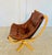 Vintage Danish Svend Skipper Swivel Lounge Chair in Cognac Leather, 1970s For Sale - Image 16 of 18