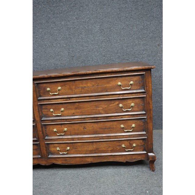 Late 20th Century Guy Haddock Country French Cherry Eight Drawer Dresser For Sale - Image 5 of 15
