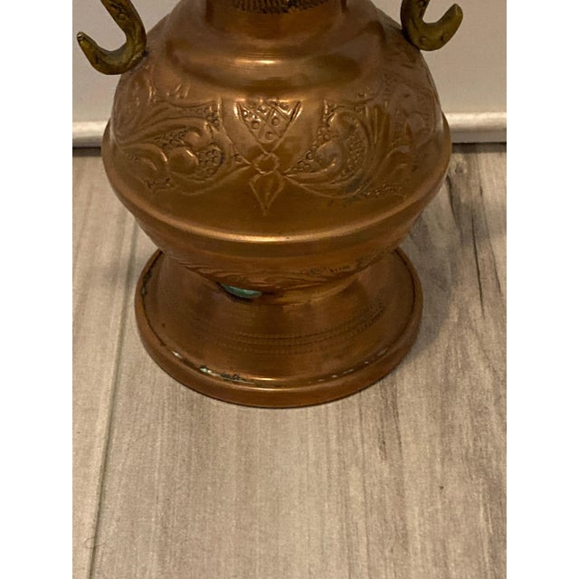 Copper and Brass Vase Vessel For Sale In Los Angeles - Image 6 of 8