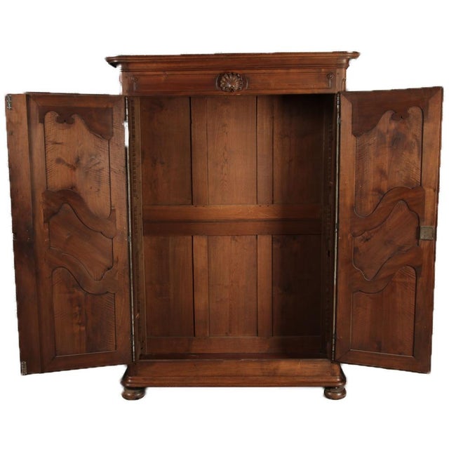 Antique Baroque Cabinet in Walnut, 1880 For Sale - Image 4 of 18