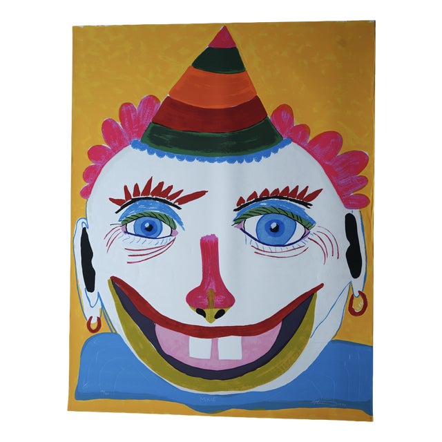 Frederick James Brown, Mikie, 1990, Silkscreen Print For Sale